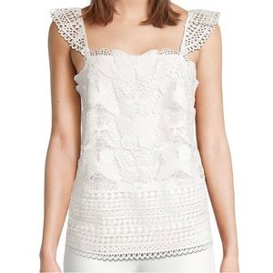 Lilly Pulitzer Azaria Lace White Top